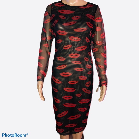 Goodtime USA lip print dress - Picture 2 of 6